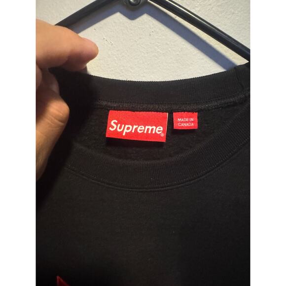 Supreme Box Logo Crewneck(FW22) - Black - Size Medium - Picture 3 of 6